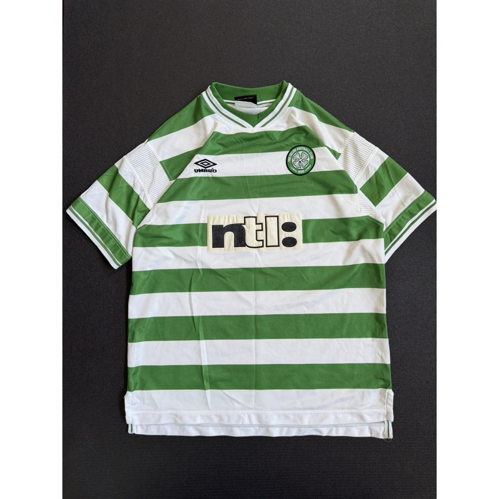 Vintage Umbro Celtic Home Football Jersey Size XL